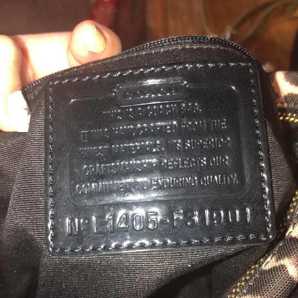 Coach Animal Print Tote - Picture 8 of 10